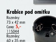 Krabice pod omítku