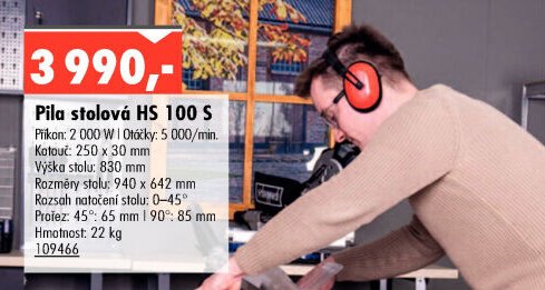Pila stolová HS 100 S