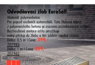 Odvodňovací žlab EuroSelf
