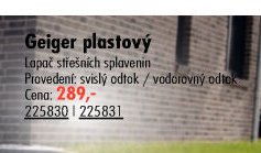Geiger plastový