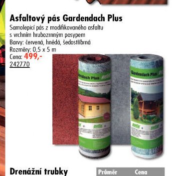 Asfaltový pás Gardendach Plus