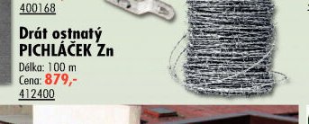 Drát ostnatý PICHLÁČEK Zn