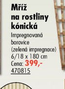Mříž na rostliny kónická