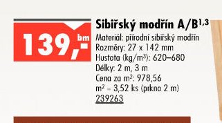 Sibiřský modřín A/B