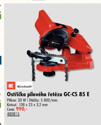 Ostrýčka pilového řetězu GC-CS 85 E