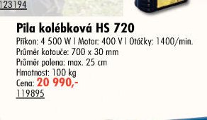 Pila kolébková HS 720