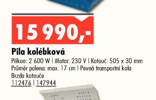 Pila kolébková