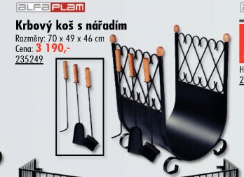 Krbový koš s nářadím
