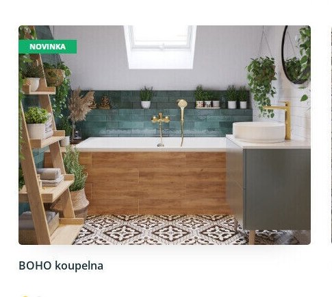 BOHO koupelna