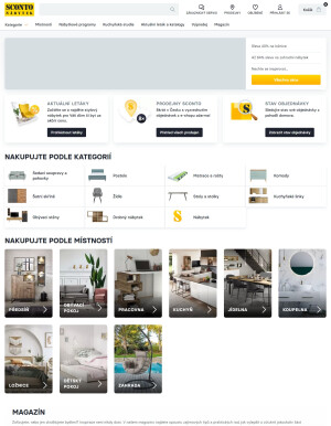 akční leták Sconto nábytek 16.8.2022-22.8.2022