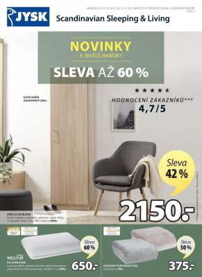 akční leták Jysk 24.8.2022-13.9.2022