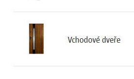 Vchodové dveře