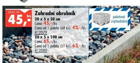 Zahradní obrubník