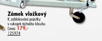 Zámek vložkový