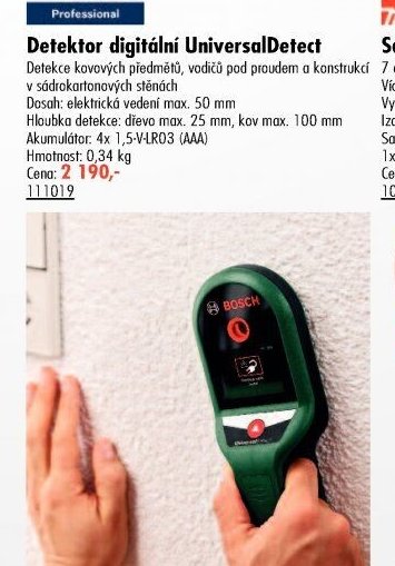 Detektor digitální UniversalDetect