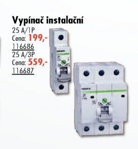 Vypínač instalační