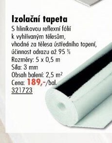 Izolační tapeta