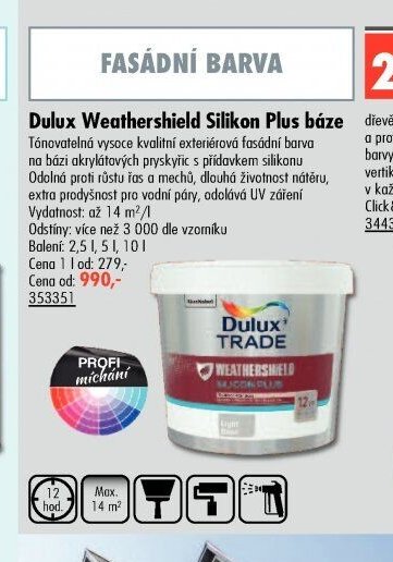 Dulux Weathershield Silikon Plus báze