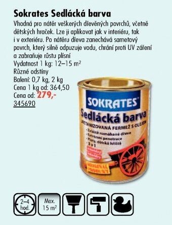 Sokrates Sedlácká barva