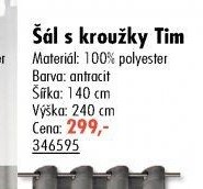 Šál s kroužky Tim