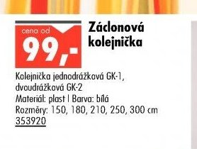 Záclonová kolejnička