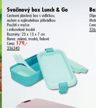 Svačinový box Lunch & Go