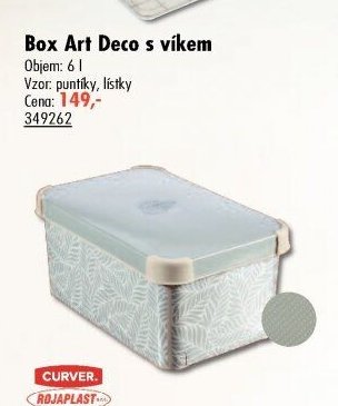 Box Art Deco s víkem