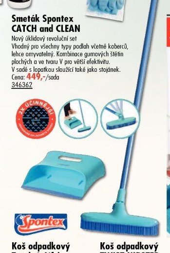 Smeták Spontex CATCH and CLEAN
