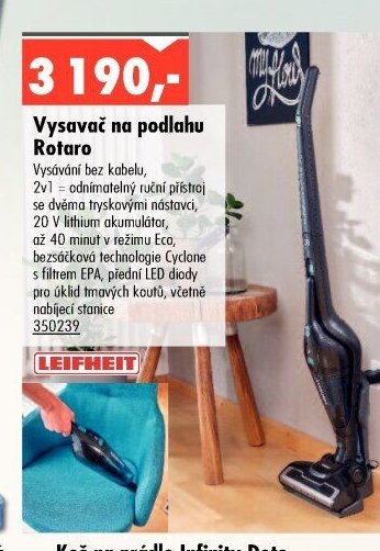 Vysavač na podlahu Rotaro