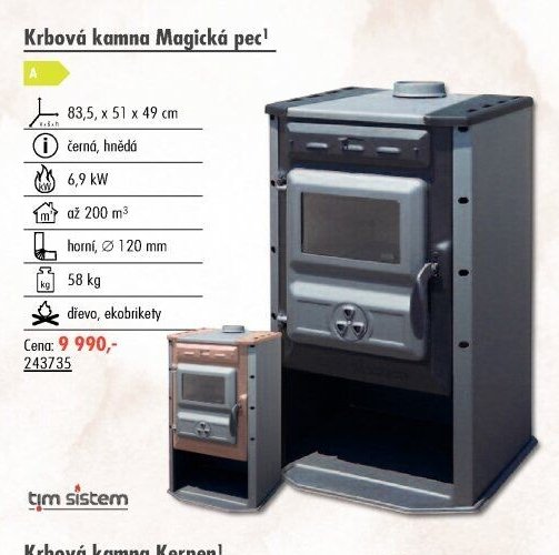Krbová kamna Magická pec