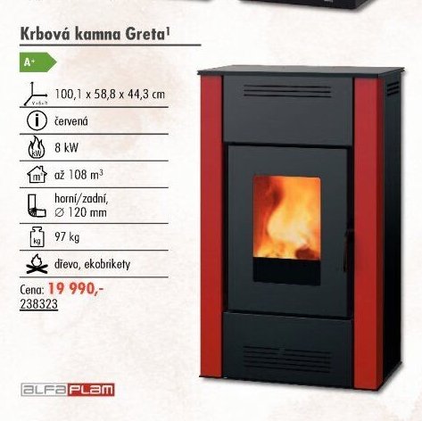 Krbová kamna Greta