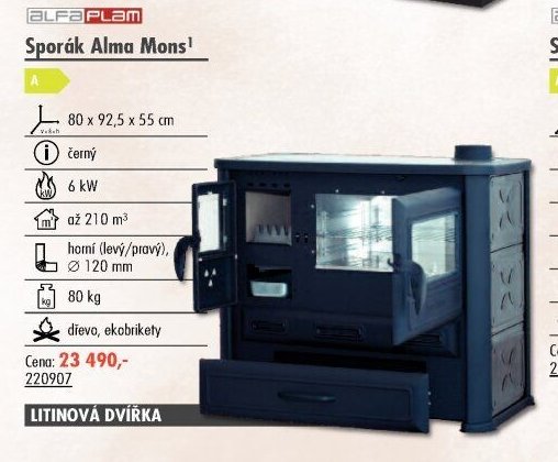 Sporák Alma Mons