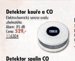 Detektor kouře a CO