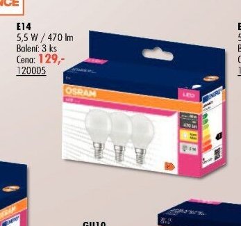 LED zdroje E14 (470 lm)