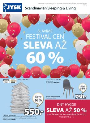akční leták Jysk 14.9.2022-18.10.2022