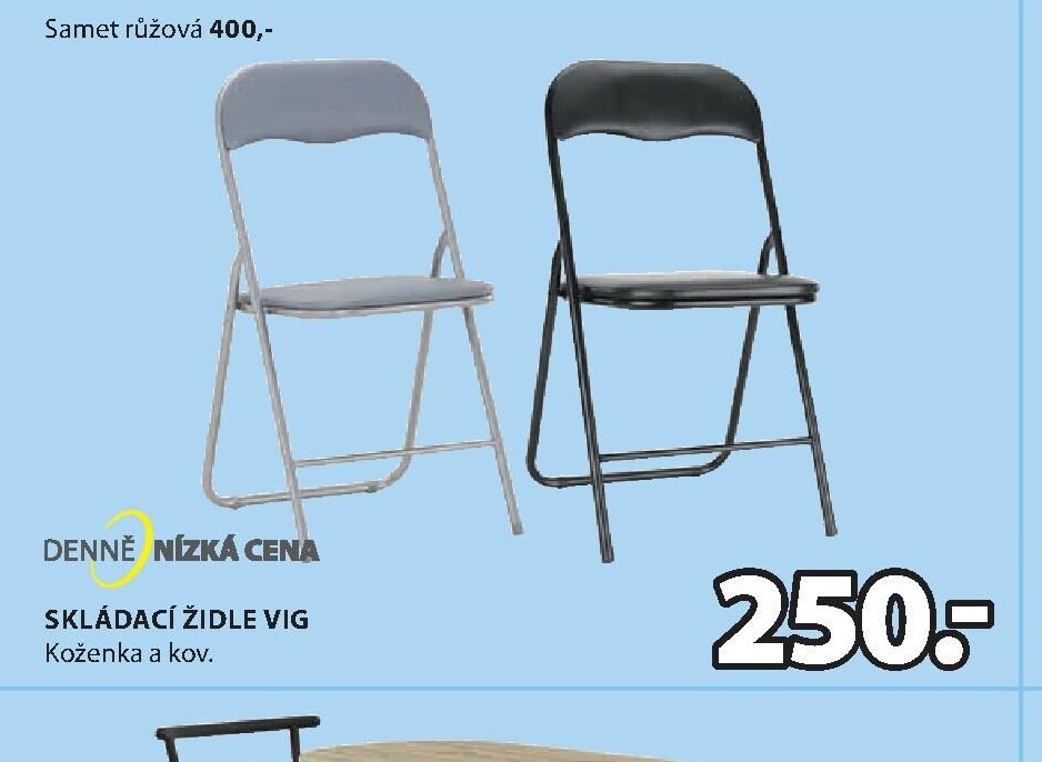 SKLÁDACÍ ŽIDLE VIG