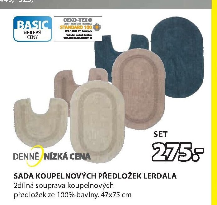 SADA KOUPELNOVÝCH PŘEDLOŽEK LERDALA