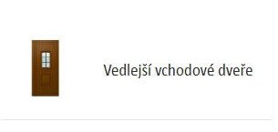 Vedlejší vchodové dveře