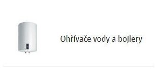 Ohřívače vody a bojlery