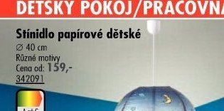 Stínidlo papírové dětské