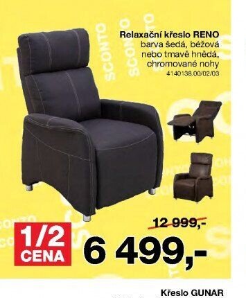 Relaxační křeslo RENO