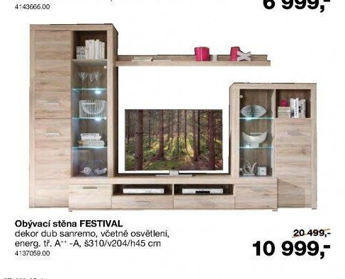 Obývací stěna FESTIVAL