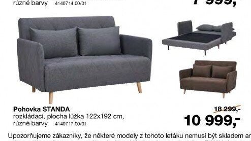 Pohovka STANDA