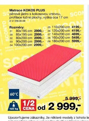 Matrace KOKOS PLUS