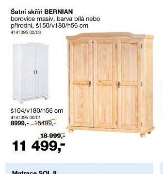 Šatní skříň BERNIAN