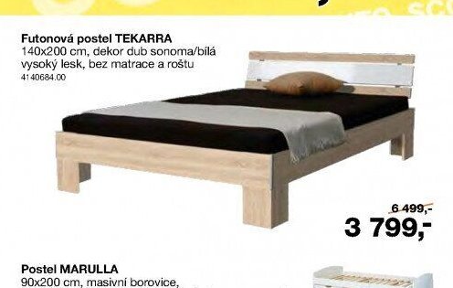 Futonová postel TEKARRA