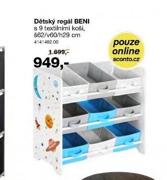 Dětský regál BENI