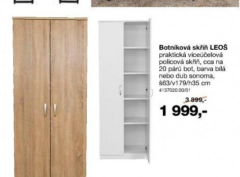 Botníková skříň LEOŠ