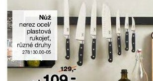 Nůž nerez ocel/plastová rukojeť