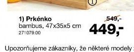 1) Prkénko bambus